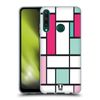 Head Case Designs Blocks Mod Patterns Soft Gel Case and Matching Wallpaper Compatible With Huawei Y6p