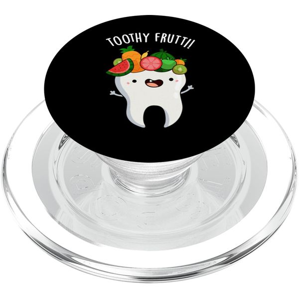 Toothy Frutti Funny Tooth Pun PopSockets PopGrip for MagSafe