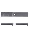 CRL Brite Anodized Adapter Block for Prima, Shell and Rondo Hinges