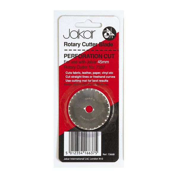 Jakar Rotary Cutter Blades - Perforation Cut 45mm x 1