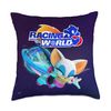 Sonic the Hedgehog - Racing Around the World Rouge Throw Pillow