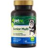 Easy-to-Give Senior Dog Chewables - 60 Liver-flavored Tablets for Longevity