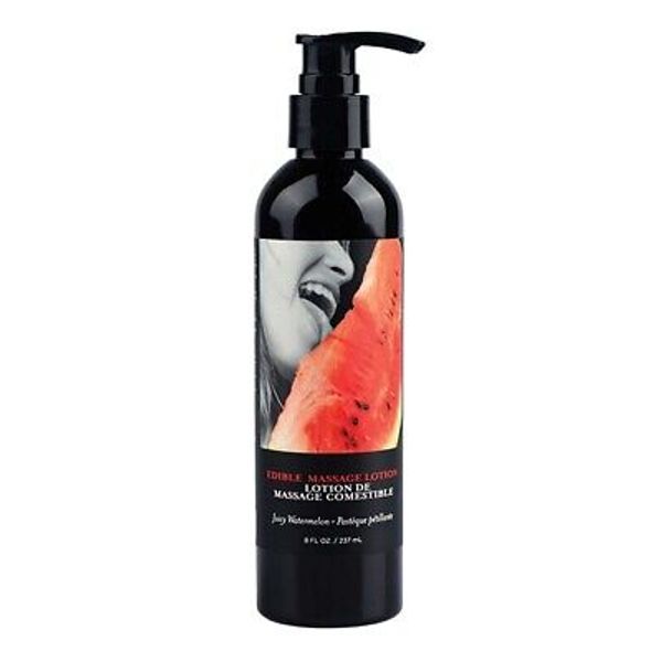 EARTHLY BODY HEMP SEED BY NIGHT EDIBLE MASSAGE OIL WATERMELON 8oz