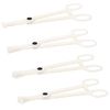 DJCIW 4PCS Disposable Piercing Clamps Set, Septum Clamps Piercing Forceps Piercing Clamps for Belly Navel Ear Piercing Septum Nipple Labret Eyebrow Tongue Nose Piercing