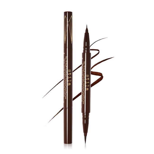 Stila Stay All Day Dual Ended Waterproof Liquid Eyeliner 1ml, Intense Black, 1ea