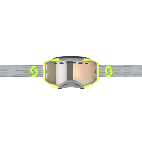 Scott Fury Snow Cross Light Sensitive Grey/Yellow Glasses (Yellow/Grey, One Size)