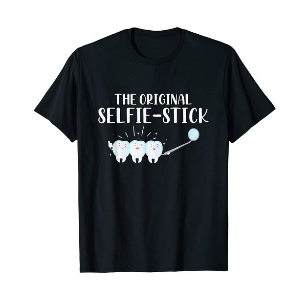 The Original Selfie Stick Dentist Dental Hygiene T-Shirt