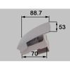 LIXIL TCP-50 Kitchen Towel Bar Towel Clip