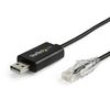 StarTech.com 1.8m RJ45 to USB Cisco Compatible Console Cable for Cisco, Juniper, and Many Other Devices, Windows, Mac, Linux, ICUSBROLLOVR