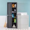 CABINETS 4 Shelf Lockable Storage w/Adjustable Shelves Garage Pantry Kitchen