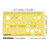 Traceease Electrical Drafting Electrical Symbols Template Drawing Stencil,Designing Template Measuring Ruler