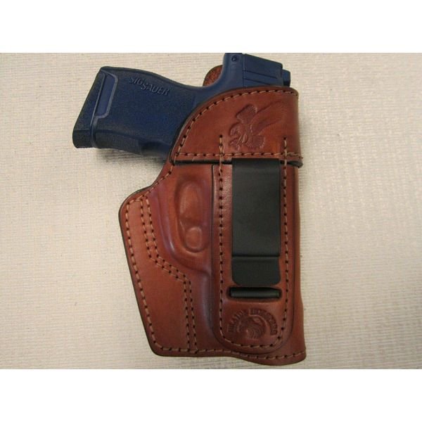 Fits Sig Sauer P365 Formed Brown Leather Iwb Holster with Shield Braids Holsters