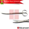 Surgical Mayo Scissors 7" Curved Bladed Blunt Super Cut Dissecting Shears Tissue