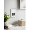 Knightsbridge Screwless Shaver Socket with Dual USB A+C (5V DC 2.4A Shared) - Polished Chrome with Black Insert