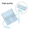 Makeup Brush Storage Bag Portable Brush Roll Up Pouch Folding Cosmetic Bag with 10 Pockets for Travel and Home Use