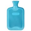 HomeTop Premium Classic Rubber Hot Water Bottle (Blue)