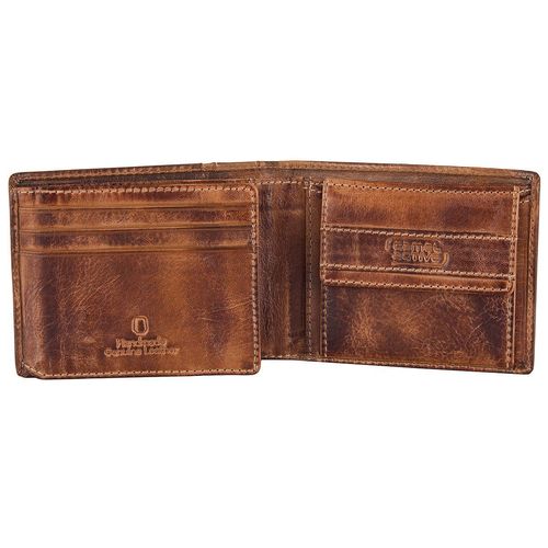 camel active, Melbourne Men's Wallet (Denim Size), Brown, 11,5 x 2 x 8,5, Purse (Denim Size)