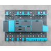3D Printed Upright Wall Mounted Organizer PLA Multicolor