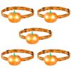 EverBrite 5Pack Halloween Pumpkin Headlamp 2 Modes LED Head Lamp Adjustable Band