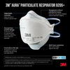 3M Aura Particulate Respirator 9205+ N95, Lightweight, 3 Panel Designed Helps...