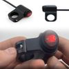 Motorcycle Handlebar Switch Waterproof Handlebar On Off Switch 12v Tube Diameter-22mm Handlebar Control Switch for Motorcycle Modification Button