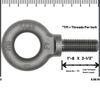 Lifting Shoulder Eye Bolt 1"-8 X 2-1/2"