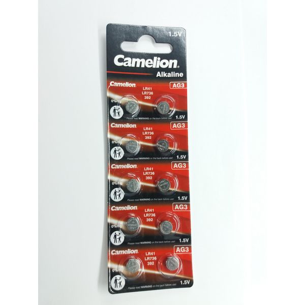 10 x AG3 384 Alkaline Coin Cell Button 1.5v Battery