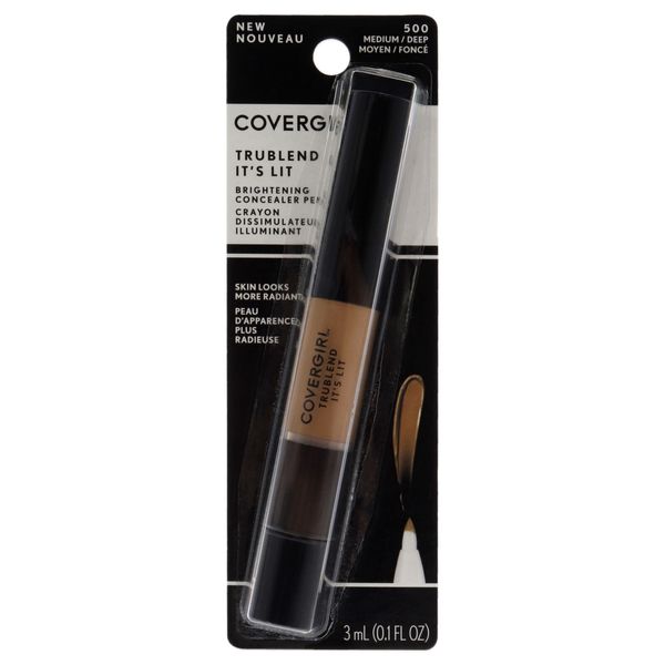 TruBlend Its Lit Brightening Concealer Pen - 500 Medium-Deep 0.1 oz