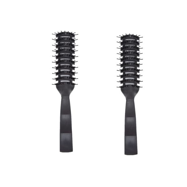 2 Stück Belüftete Entwirrungsbürste Anti Static Entwirrungsbürste Styling Haarbürste Werkzeug zum Föhnen Massage Haarbürste für Männer und Frauen