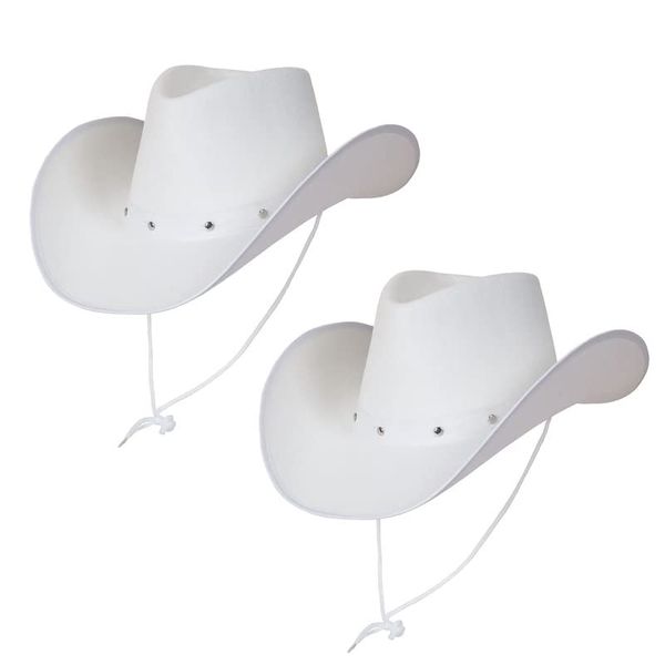 My Illusions 2 White Texas Cowboy Hats