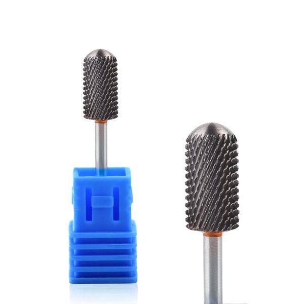 Rolabling Round Head Alloy Nail Drill Bit Manicure Drilling for Nail Gel Polish Removal Nail Accessories Tool (Medium)