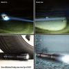 Metal Adjustable Focus Zoom LED Flashlight Torch With Battery 