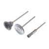 Wolfcraft 2114 Set (3) Mini Wire Brushes 10-25mm