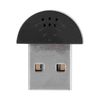 Ouitble Mini Microphone, 2.0 Portable USB Studio Speech Microphone Tiny Recording MIC Adapter Plug-and-Play Desktop Laptop MIC for Computer PC (Black)