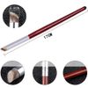 3 Piece Professional Acrylic Nail Brush Set for Ombre and Gradient Techniques
