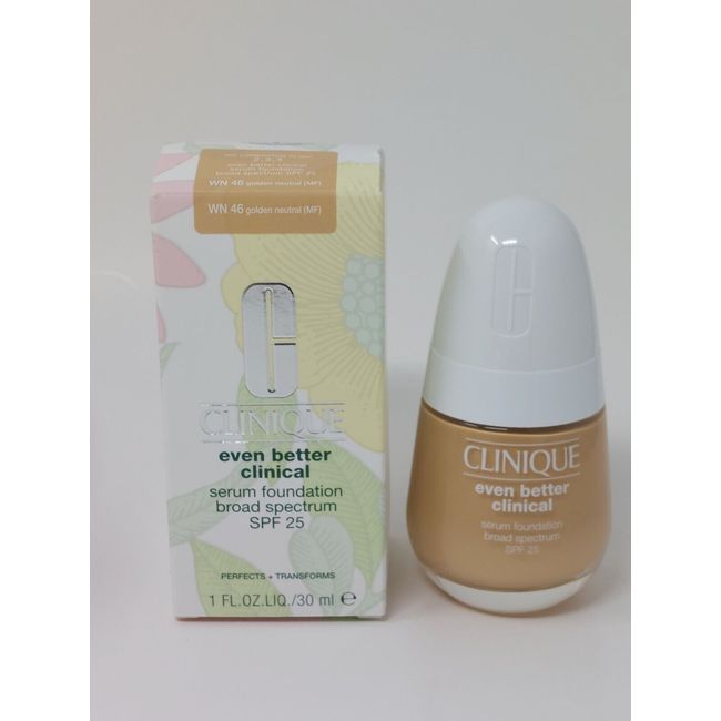 Clinique Even Better Clinical Serum Foundation SPF 25 WN 46 Golden Neutral 1oz