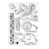 Clear Stempel-Set "Zoo", ca. 7,4x10,5cm
