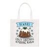 Beware Crazy Christmas Pudding Man Regular Tote Bag