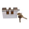 Hardened Steel 1M Security Chain and Shackle Lock (Keyed Alike)
