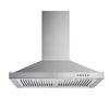 30 '' Stainless Steel Silver Three-Speed Wall-Mounted Range Hood Button Controls