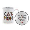 Our Name is Mud “Cat Mom” Porcelain Mug, 16 oz.