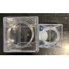 Transparent Milk Carton Water Bottle Reusable 17oz/500ml