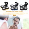 Men Electric Shavers Replacement Heads, 5 Heads Beard Replacement Blade Razor Replaceable Alternate Floating Washable Blade Trimmers Head (Black)