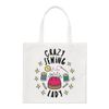 Gift Base Crazy Sewing Lady Stars Regular Tote Bag