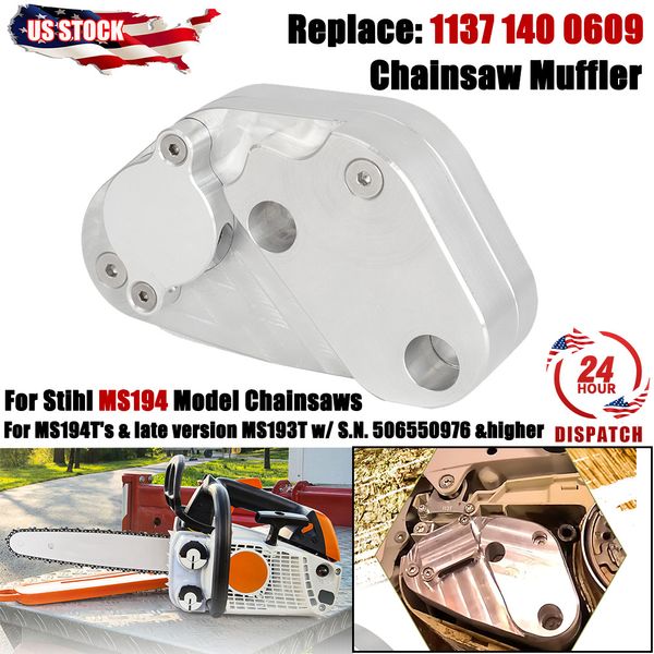 For Stihl MS194 Model Chainsaws Muffler MS193 MS201t Muffler Mod #1137 140 0609