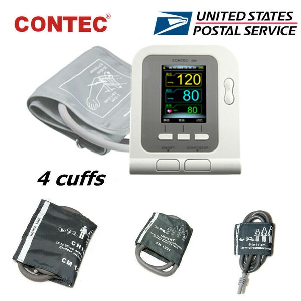 CONTEC08A Digital Blood Pressure Monitor 4 NIBP Cuffs,Adult/Pediatric/Neonate CE