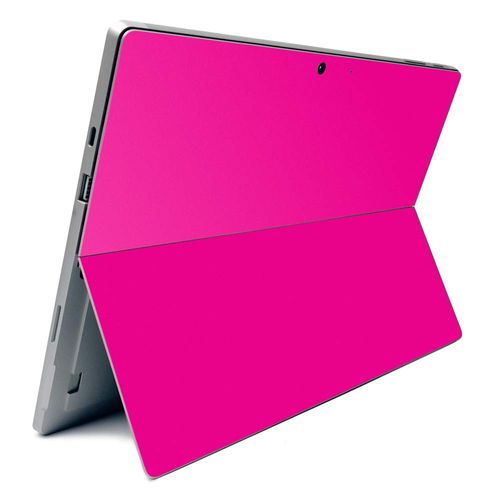MightySkins Skin for Microsoft Surface Pro 7 - Solid Hot Pink | Protective, Durable, and Unique Vinyl Decal Wrap Cover | Easy to Apply, Remove, and Change Styles | Made in The USA