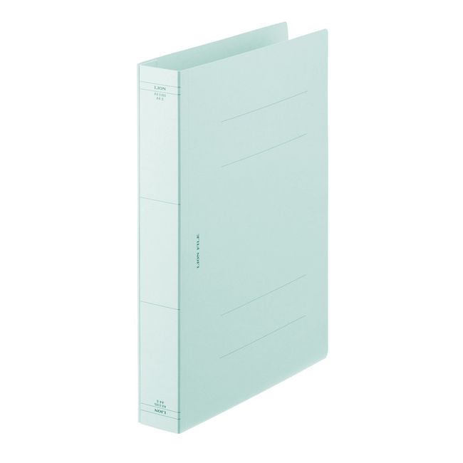 Lion AX-518S-10P Flat File A4S Extra Thick Binding 10 Books Light Blue