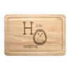 Letter H is for Hedgehog Rectangular Wooden Chopping Board