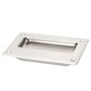 uxcell Stainless Steel Recessed Flush Pull Finger Insert Sliding Door Handle